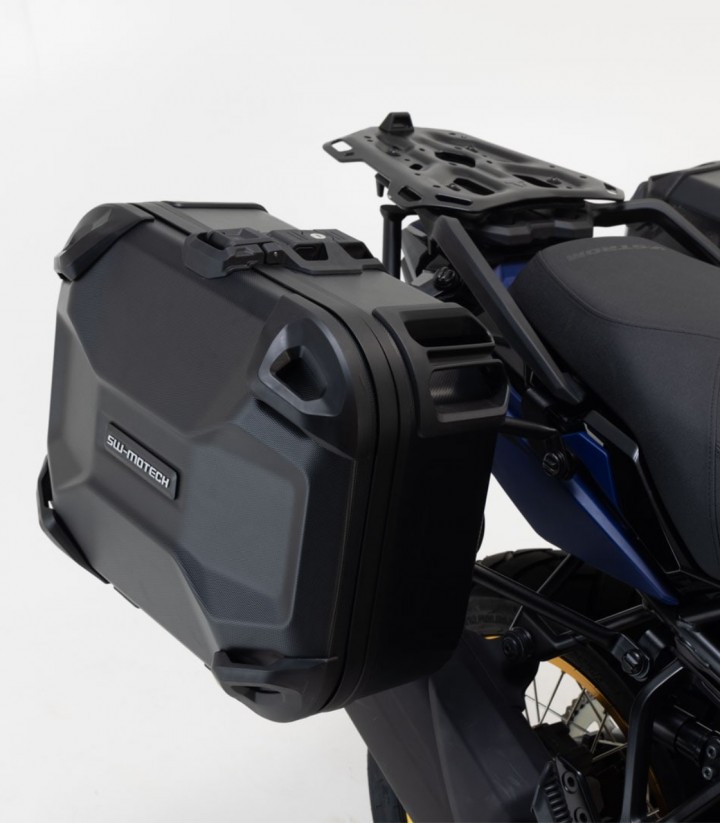 Maletas Laterales con Soporte DUSC Negras 41/41 L Yamaha Tracer 9 (20-24) SW-MOTECH KFT.06.921.65101/B KFT.06.921.65101/B