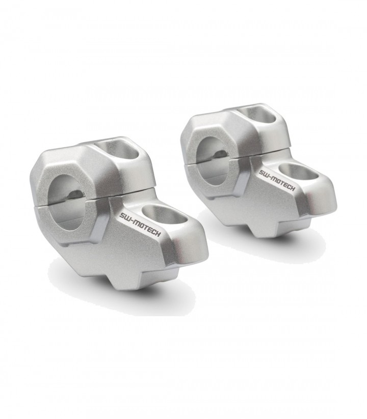 Lenkerversatz-Adapter 30 mm für Ø 22 mm SW-MOTECH in Silber LEH.00.039.21001/S