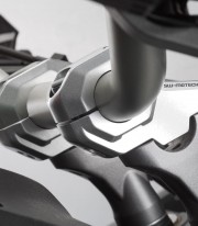 SW-MOTECH Handlebar Risers 30 mm for Ø 22 mm Handlebars in Silver LEH.00.039.21001/S