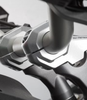 SW-MOTECH Handlebar Risers 30 mm for Ø 28 mm Handlebars in Silver LEH.00.039.23100/S