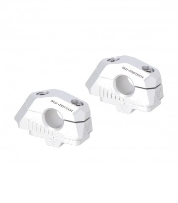 Torretas Acercadoras de Manillar 25 mm para Ø 22 mm SW-MOTECH en Plateado LEH.00.039.30000/S