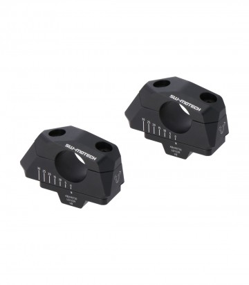 Torretas Acercadoras de Manillar 28 mm para Ø 28 mm SW-MOTECH en Negro LEH.00.039.31000/B