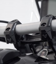 SW-MOTECH Handlebar Risers 28 mm for Ø 28 mm Handlebars in Black LEH.00.039.31000/B