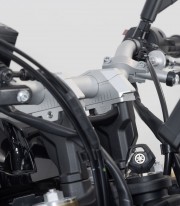 SW-MOTECH Handlebar Risers 28 mm for Ø 28 mm Handlebars in Silver LEH.00.039.31000/S