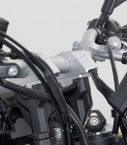 SW-MOTECH Handlebar Risers 28 mm for Ø 28 mm Handlebars in Silver LEH.00.039.31000/S