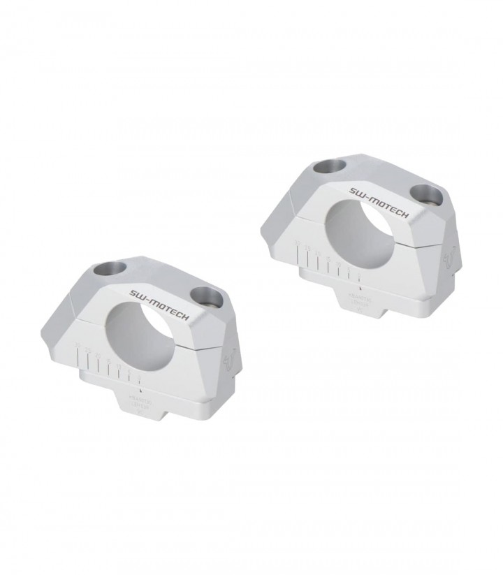 Lenkerversatz-Adapter 32 mm für Ø 32 mm SW-MOTECH in Silber LEH.00.039.32000/S