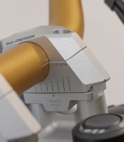 SW-MOTECH Handlebar Risers 32 mm for Ø 32 mm Handlebars in Silver LEH.00.039.32000/S