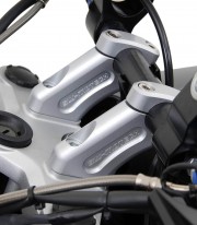 SW-MOTECH Handlebar Risers 20 mm for Ø 28 mm Handlebars in Silver LEH.07.039.12200/S