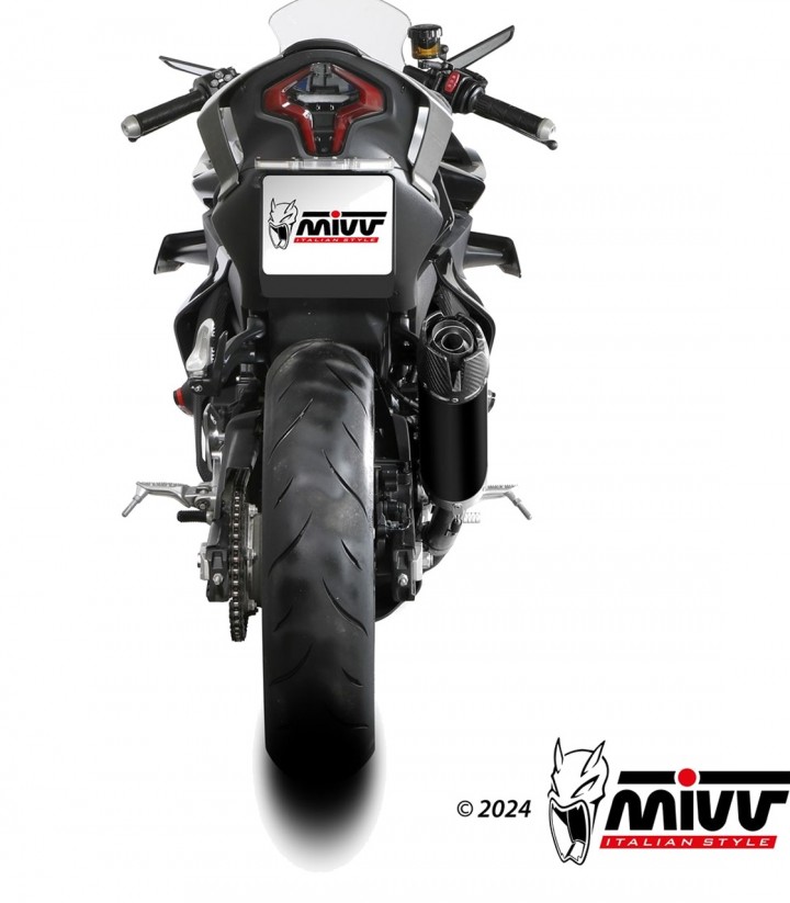 Escape MIVV AK-1 Negro para CF Moto 450SR (23-24) CF.008.LZK