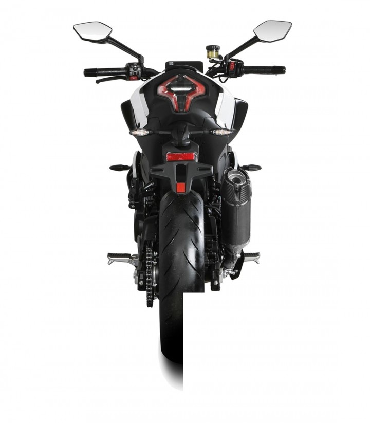 Auspuff MIVV AK-1 Schwarz für CF Moto 450NK (22-25) CF.004.LZK