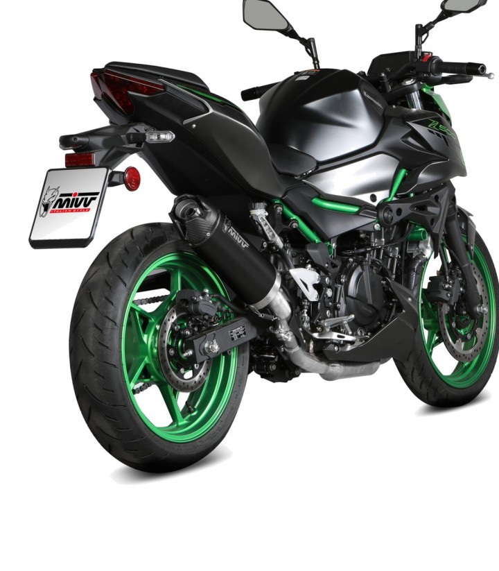 Auspuff MIVV AK-1 Schwarz für Kawasaki Z500 / SE (24-25) K.061.LZK