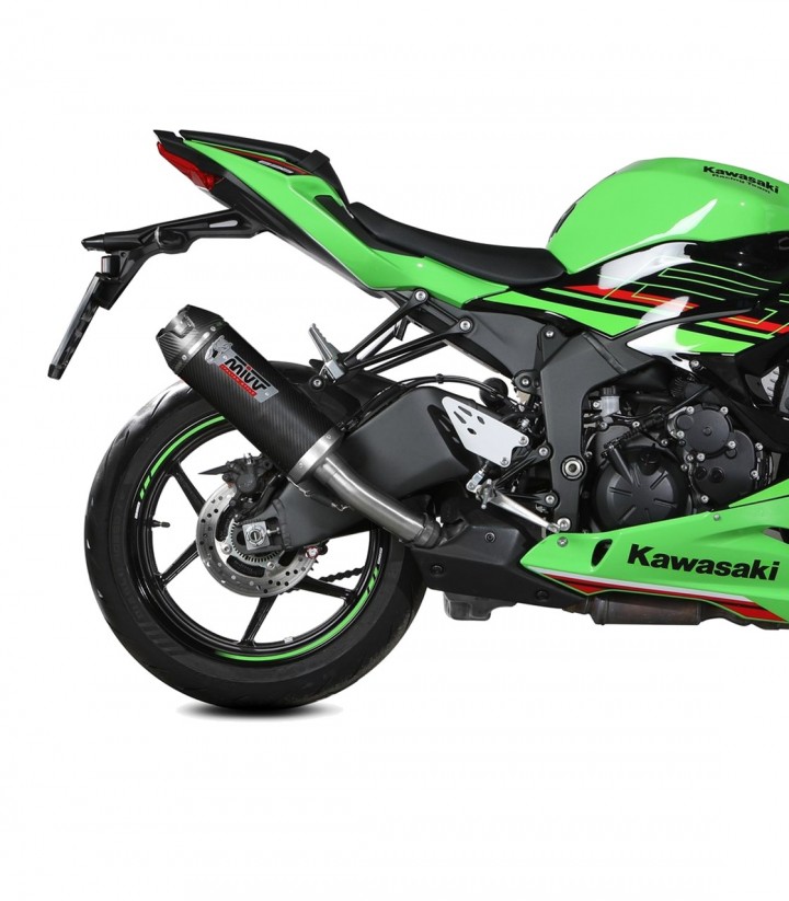MIVV AK-1 Exhaust Carbon for Kawasaki ZX-6 R 636 (21-25) K.050.L3K