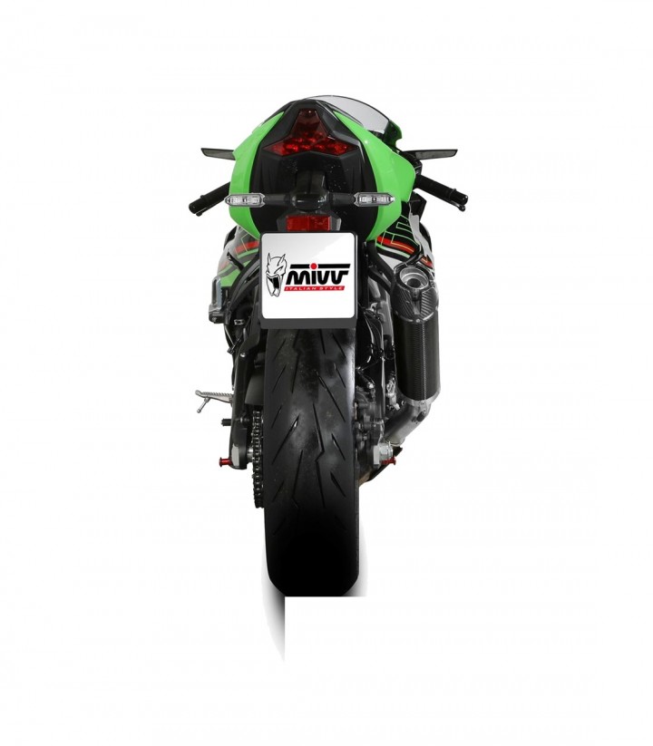 MIVV AK-1 Exhaust Carbon for Kawasaki ZX-6 R 636 (21-25) K.050.L3K