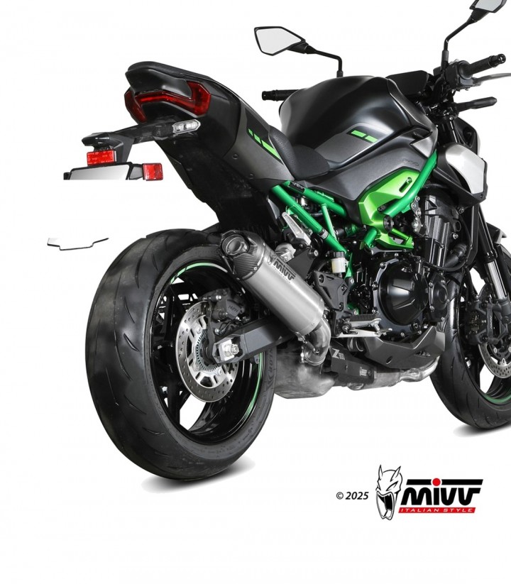 MIVV AK-1 Exhaust Titanium for Kawasaki Z900 (25) K.062.L4K