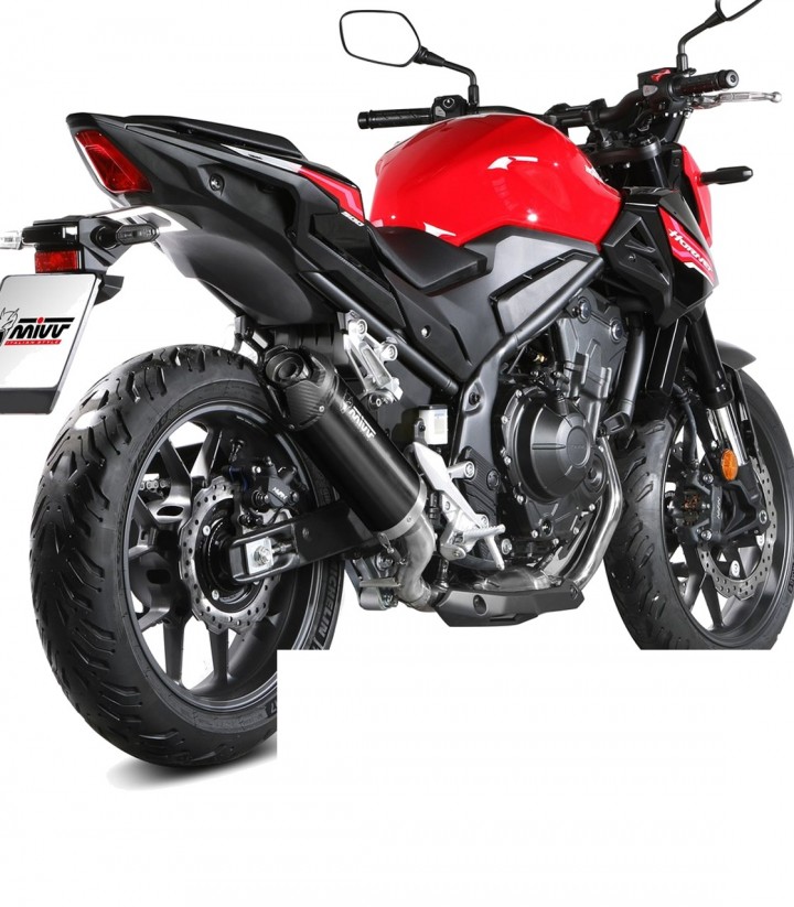 Auspuff MIVV AK-1 Schwarz für Honda CBR 500 R (24-25) H.093.LZK