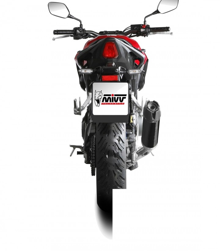 Auspuff MIVV AK-1 Schwarz für Honda CBR 500 R (24-25) H.093.LZK