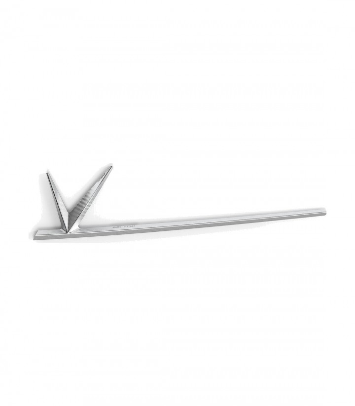 Icono Delantero V Rizoma en Plateado ZVP038A Vespa Elettrica, GTS, GTV, Primavera, Sprint y Sei Giorni (18-25)