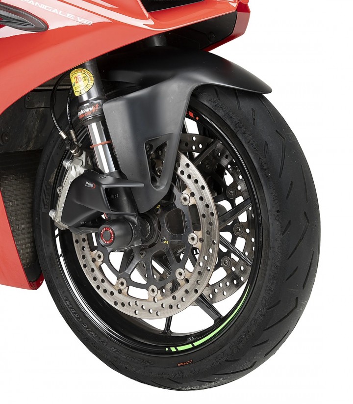 Puig Wheel Air Duct in Matte black Ducati Panigale V2/V4 (20-24) 22377J