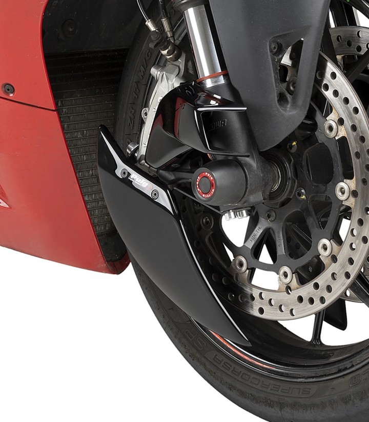 Conducto Aire Rueda Puig Ducati Panigale V2/V4 (20-24) Negro mate 22377J
