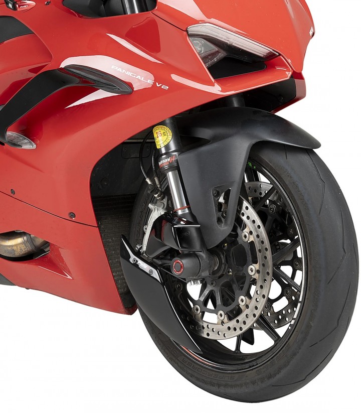Conducto Aire Rueda Puig Ducati Panigale V2/V4 (20-24) Negro mate 22377J