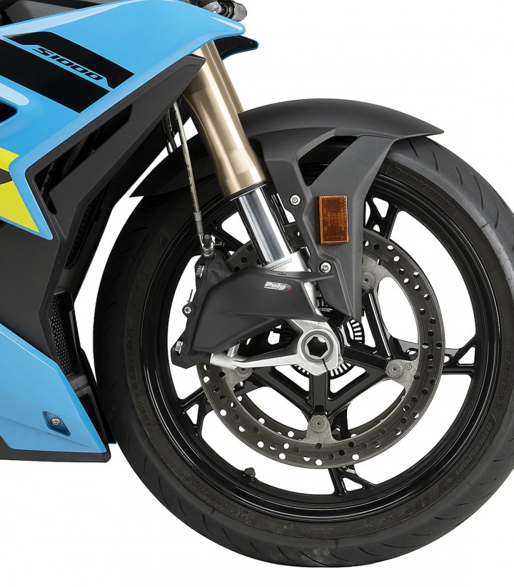 Radluftkanal Puig BMW S1000R (25-26) Mattschwarz 22786J
