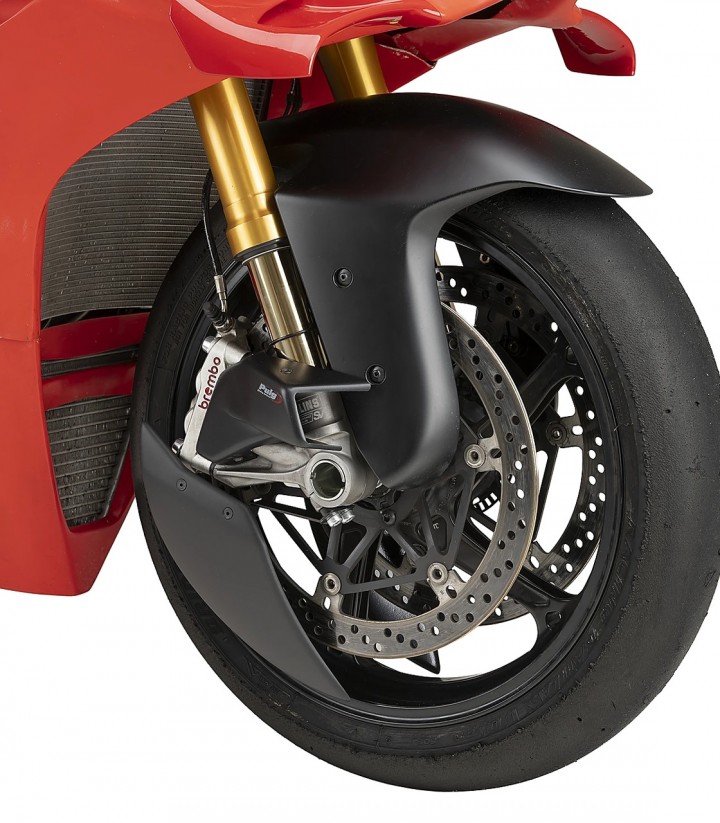 Conducto Aire Rueda Puig Ducati Panigale V4 (25-26) Negro mate 22796J