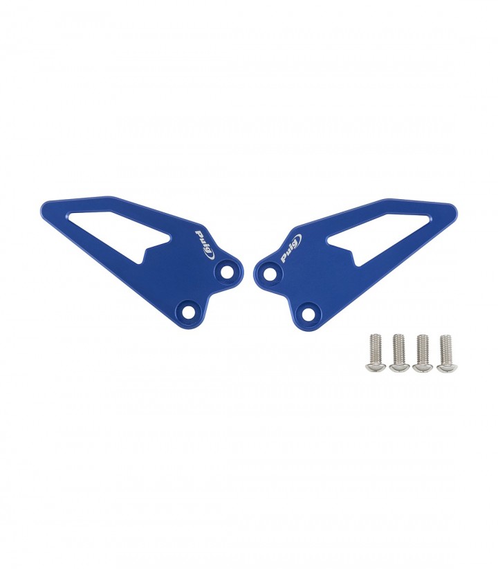 Puig Blue Heel Plates for Yamaha YZF-R9 (25-26) 22650A