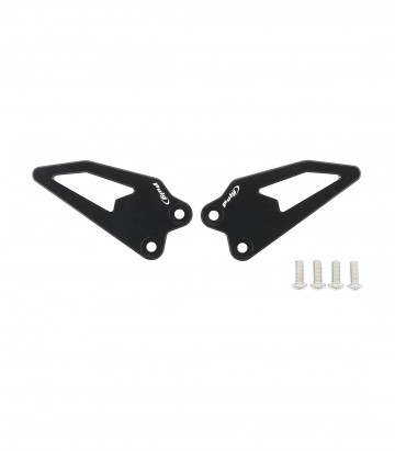 Placas Talón Puig Negro para Yamaha YZF-R9 (25-26) 22650N
