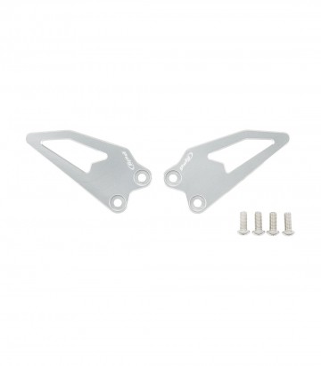 Puig Silver Heel Plates for Yamaha YZF-R9 (25-26) 22650P