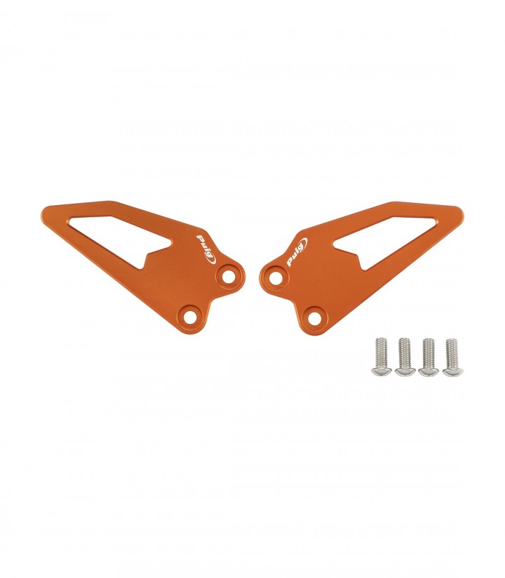 Puig Orange Heel Plates for Yamaha YZF-R9 (25-26) 22650T