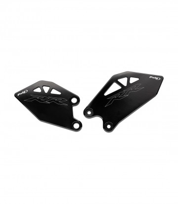 Placas Talón Puig Negro para Kawasaki ZX-10R/RR (26) 22850N