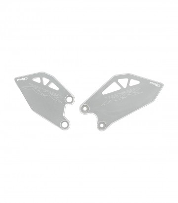 Placas Talón Puig Plata para Kawasaki ZX-10R/RR (26) 22850P