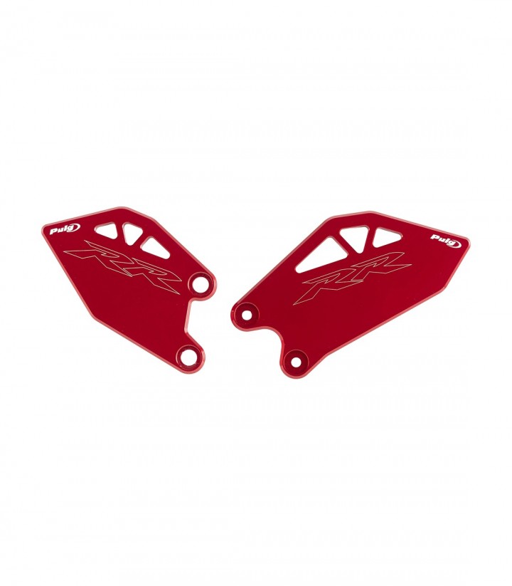 Placas Talón Puig Rojo para Kawasaki ZX-10R/RR (26) 22850R