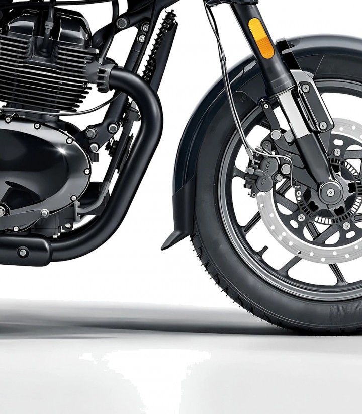 Faldón guardabarros delantero Puig 22885N para Royal Enfield SHOTGUN 650 (24-26)
