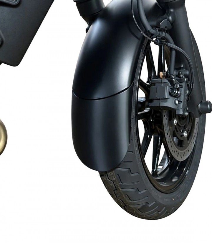 Faldón guardabarros delantero Puig 22893N para Kawasaki Eliminator 500 (24-26)