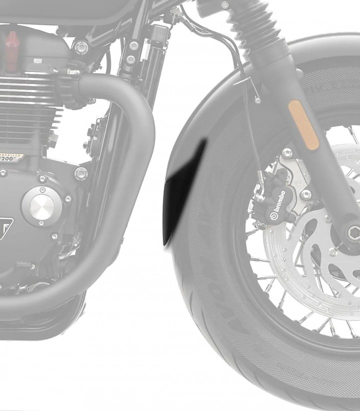 Faldón guardabarros delantero Puig 22983N para Triumph Bonneville Bobber (17-26)