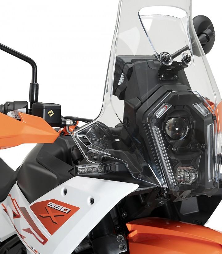 Protector faro Puig 23023W para KTM 390 Adventure R/X (25-26)