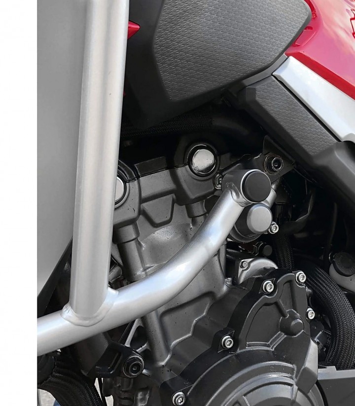 Puig Frame Caps Honda CB500X (19-24) in Black 22987N
