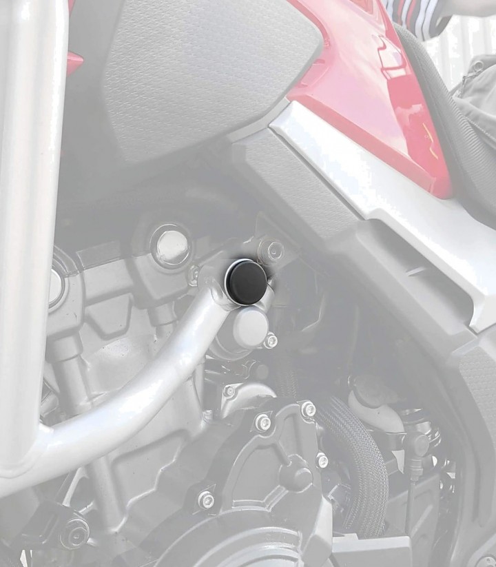 Tapones Chasis Puig Honda CB500X (19-24) en Negro 22987N