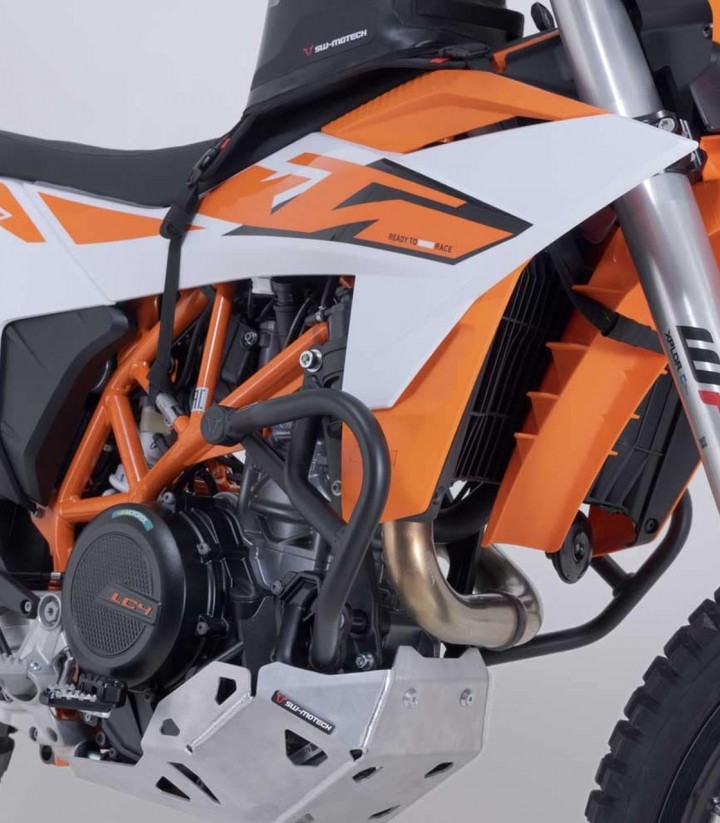 Defensas de Motor SW-MOTECH KTM 690 LC4 Enduro R (25) en Negro SBL.04.946.10000/B