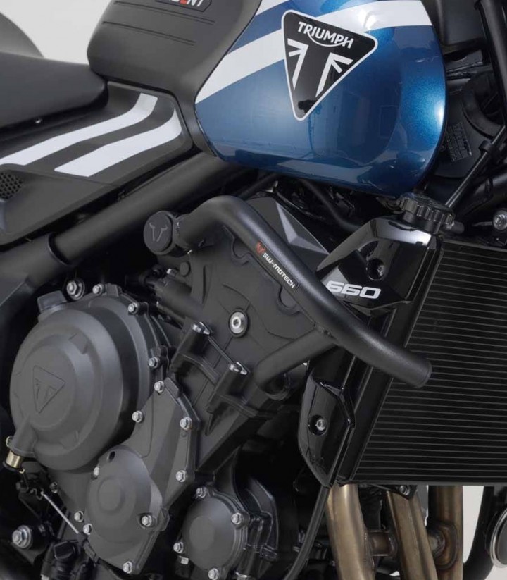 Defensas de Motor SW-MOTECH Triumph Trident 660 (21-25), Trident 800 (25) en Negro SBL.11.842.10002/B