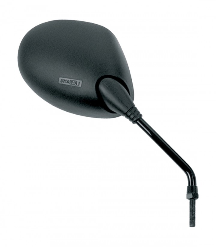 Highsider OEM-Style Right Mirror in Black for Derbi Atlantis 100 2T (99-04), Atlantis 100 4T (04-07), Atlantis 50 4T (04-10), At