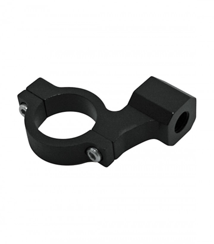 Abrazadera de Montaje Retrovisor Highsider para Manillares de 25,4 mm de Rosca Derecha en Negro