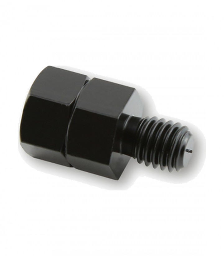 Highsider Mirror Adapter Right-Hand Thread M10 to Left-Hand Thread M8 in Black