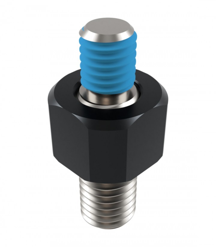 Highsider Mirror Adapter M10 x 1.5 to M8 Distancia 14 mm in Black