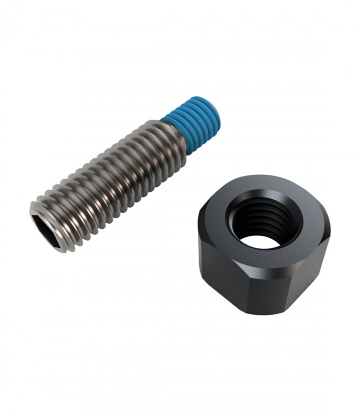 Adaptador de Retrovisor Highsider M10 x 1,5 a M8 Distancia 14 mm en Negro