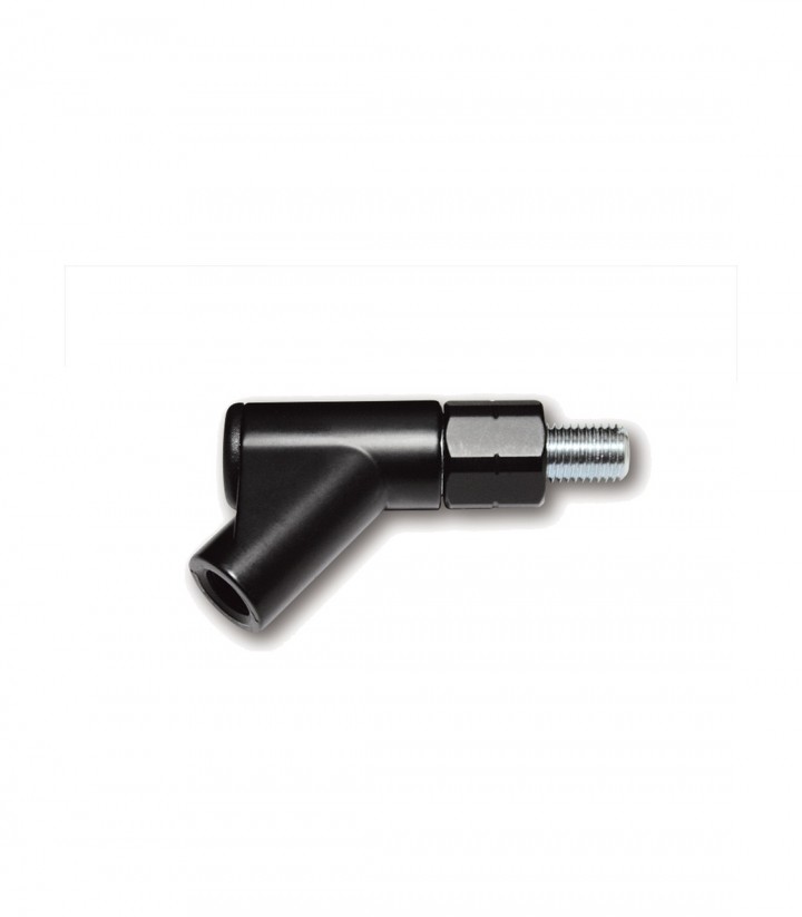 Adaptador de Retrovisor Highsider M10x1,25 Rosca Izquierda en Negro