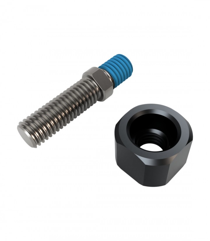 Highsider Spiegeladapter M8 auf M8 in Schwarz