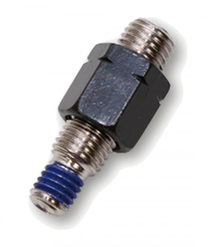Highsider Mirror Adapter Left-Hand Thread M10 x 1.25 to M8 in Black