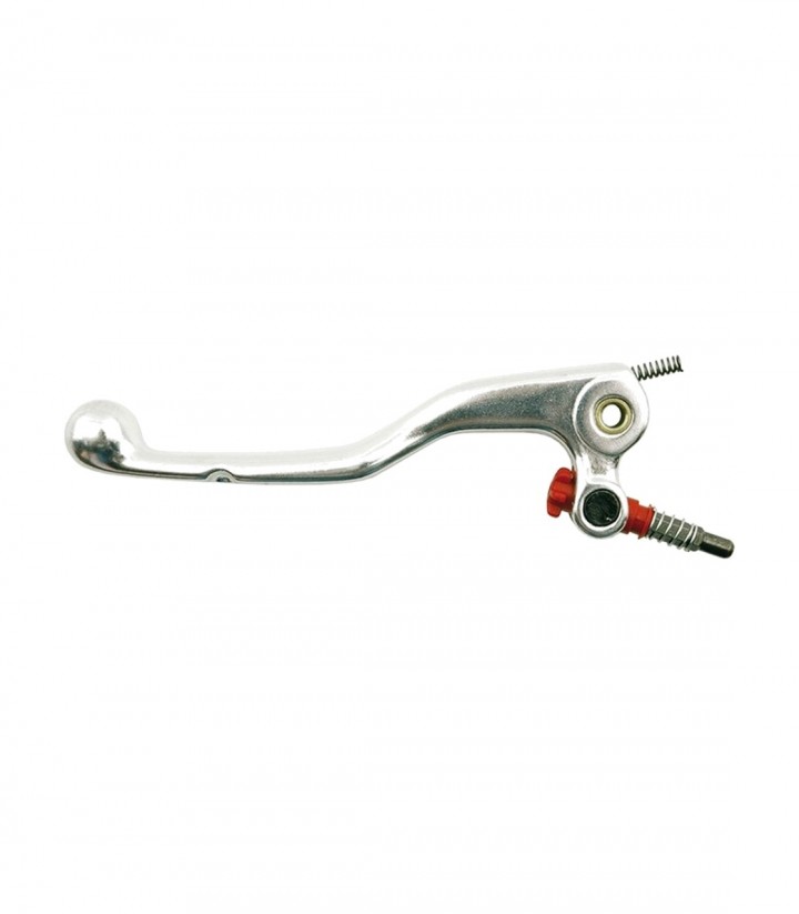 Maneta Izquierda Corta Pulida Highsider Tipo Original en Aluminio Pulido para Husaberg FE 450 E /6 (04-08)